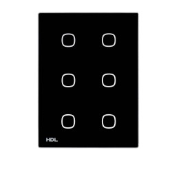iTouch Series 6 Buttons Touch Panel US-black