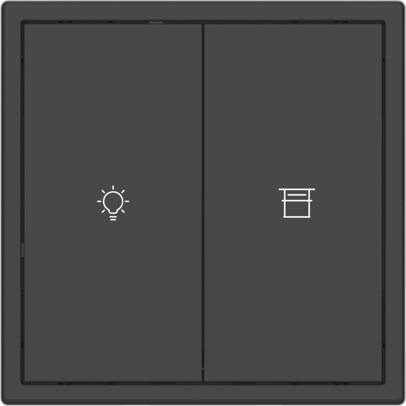 Tile Series 2 button smart panel 2.1 - Ash Gray