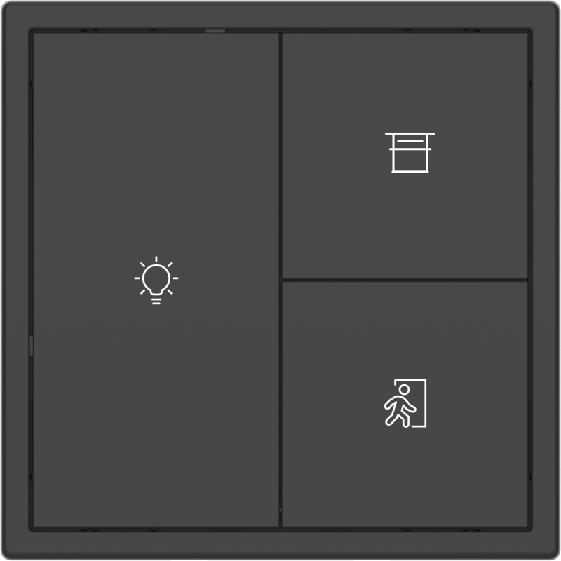 Tile Series 3 button smart panel 2.1 - Ash Gray