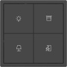 Tile Series 4 button smart panel 2.1 - Ash Gray