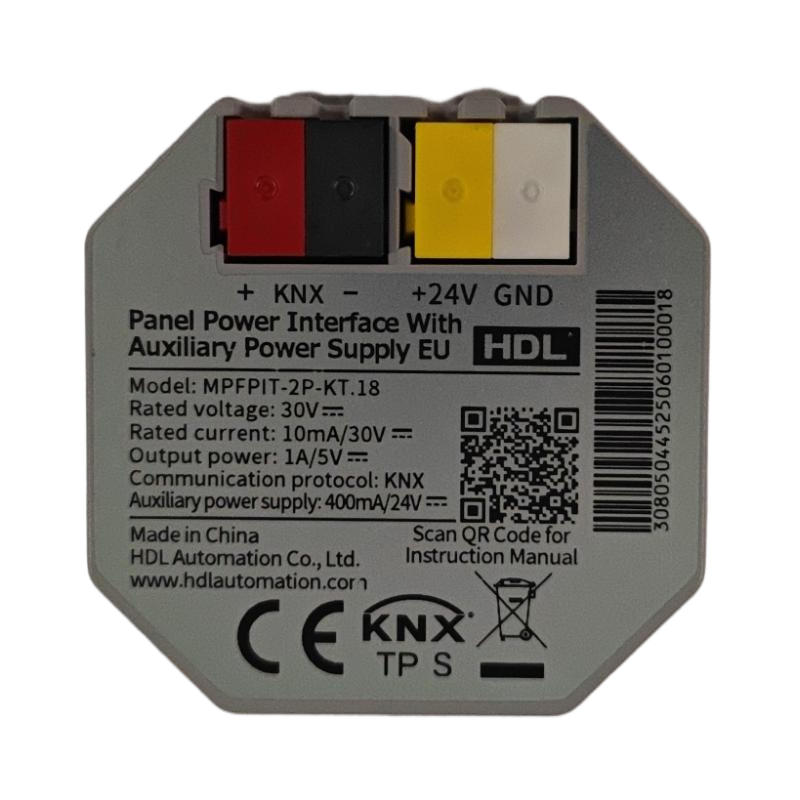 Panel power interface with auxiliary power interface EU