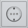 Tile Series EU Socket 2.1 - Space Gray