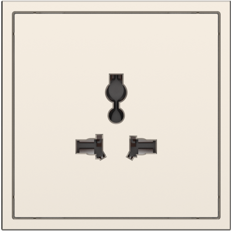 Tile Series Universal Socket 2.1 - Champagne Gold