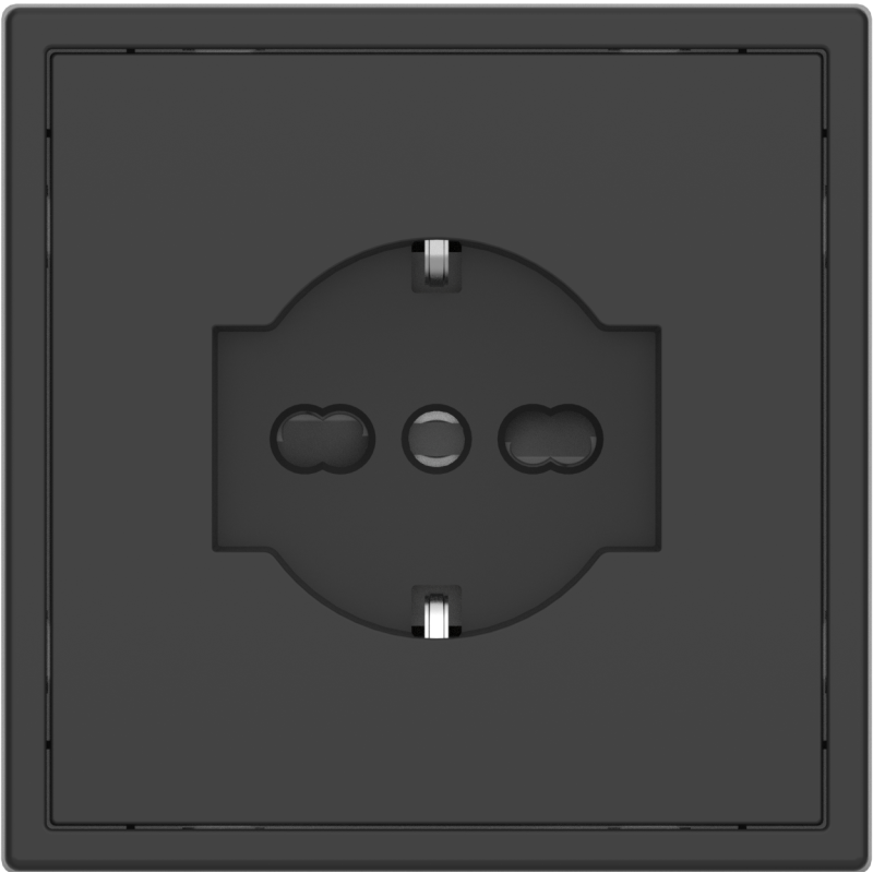 Tile Series ltaly Socket 2.1 - Ash Gray