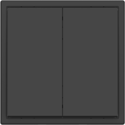 Tile Series 2 Button Momentary Switch 2.1 - Ash Gray