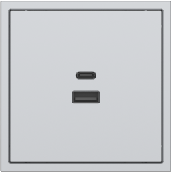 Tile Series USB and Type-C Outlet 2.1 - Space Gray