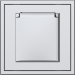 Tile Series Waterproof EU Power Socket 2.1 - Space Gray