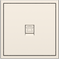 Tile Series 1 Port Telephone Wall Jack 2.1 - Champagne Gold