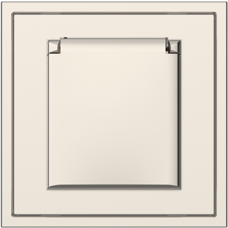 Tile Series Waterproof EU Power Socket 2.1 - Champagne Gold