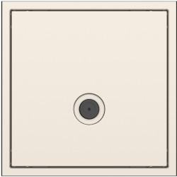 Tile Series 1 Port Coax Cable TV-F-Type Wall Outlet 2.1 - Champagne Gold