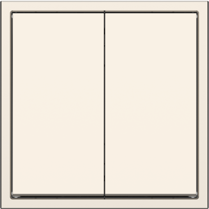 Tile Series 2 Button Momentary Switch 2.1 - Champagne Gold