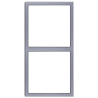 Tile Series 2 Gang Panel Frame 2.1 Vertical Metal - Space gray