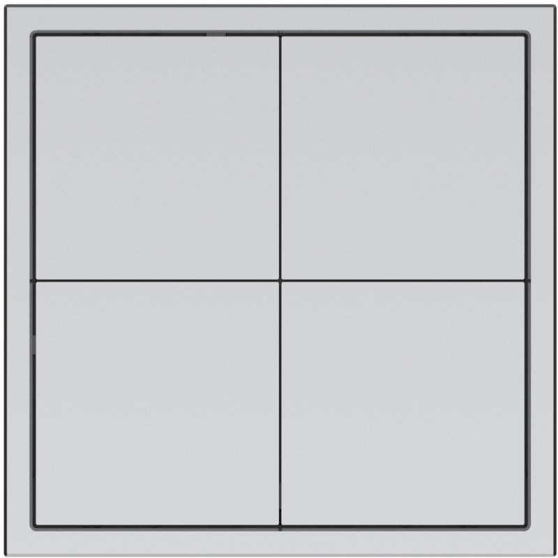 Tile Series 8 button smart panel 2.1 Metal - Space Gray