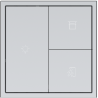 Tile Series 3 button smart panel 2.1 Metal - Space Gray