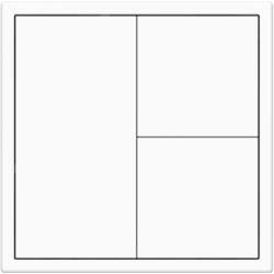 Tile Series 3 button smart panel 2.1 - Ivory White