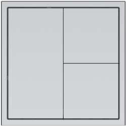 Tile Series 3 button smart panel 2.1 - Space Gray