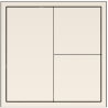 Tile Series 3 button smart panel 2.1 Metal - Champagne Gold