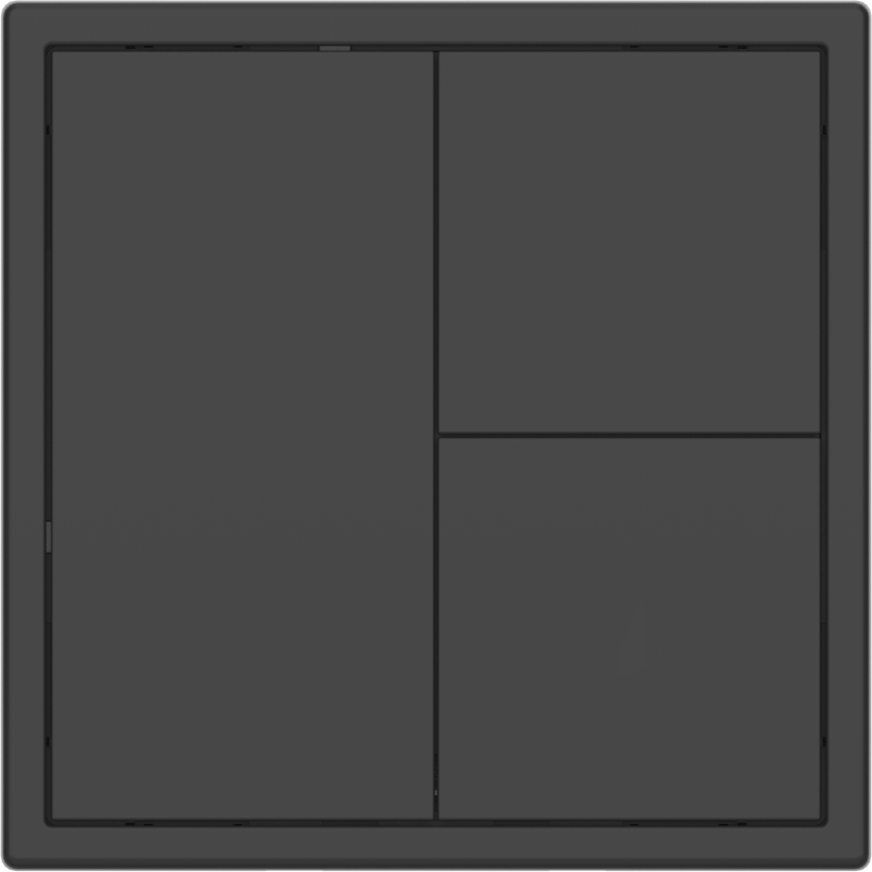 Tile Series 3 button smart panel 2.1 - Ash Gray