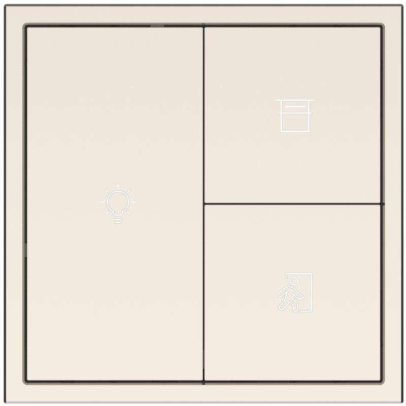 Tile Series 3 button smart panel 2.1 Metal - Champagne Gold