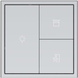 Tile Series 3 button smart panel 2.1 - Space Gray