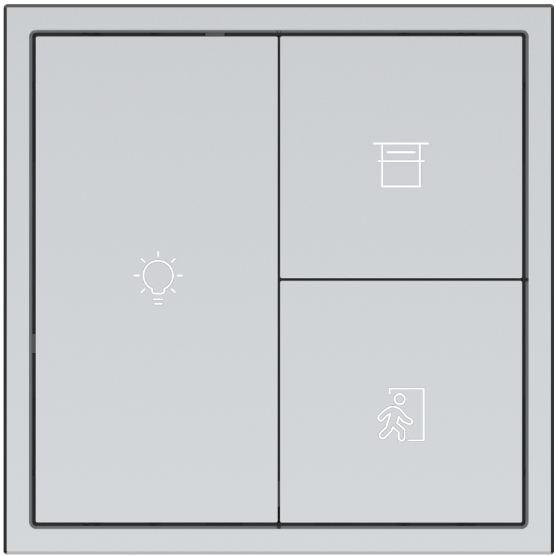 Tile Series 3 button smart panel 2.1 - Space Gray