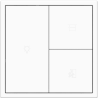Tile Series 3 button smart panel 2.1 - Ivory White