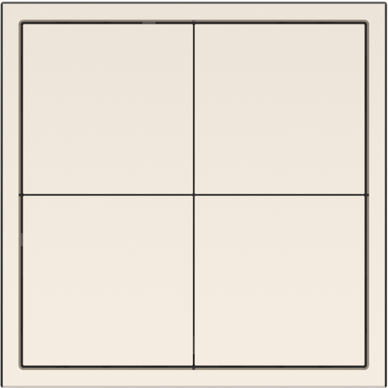 Tile Series 4 button smart panel 2.1 Metal - Champagne Gold