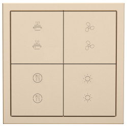 Tile Series 8 button smart panel 2.1 - Champagne Gold
