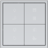 Tile Series 8 button smart panel 2.1 - Space Gray