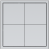 Tile Series 8 button smart panel 2.1 - Space Gray