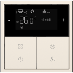 Tile Series Thermostat 2.1 Metal - Champagne Gold