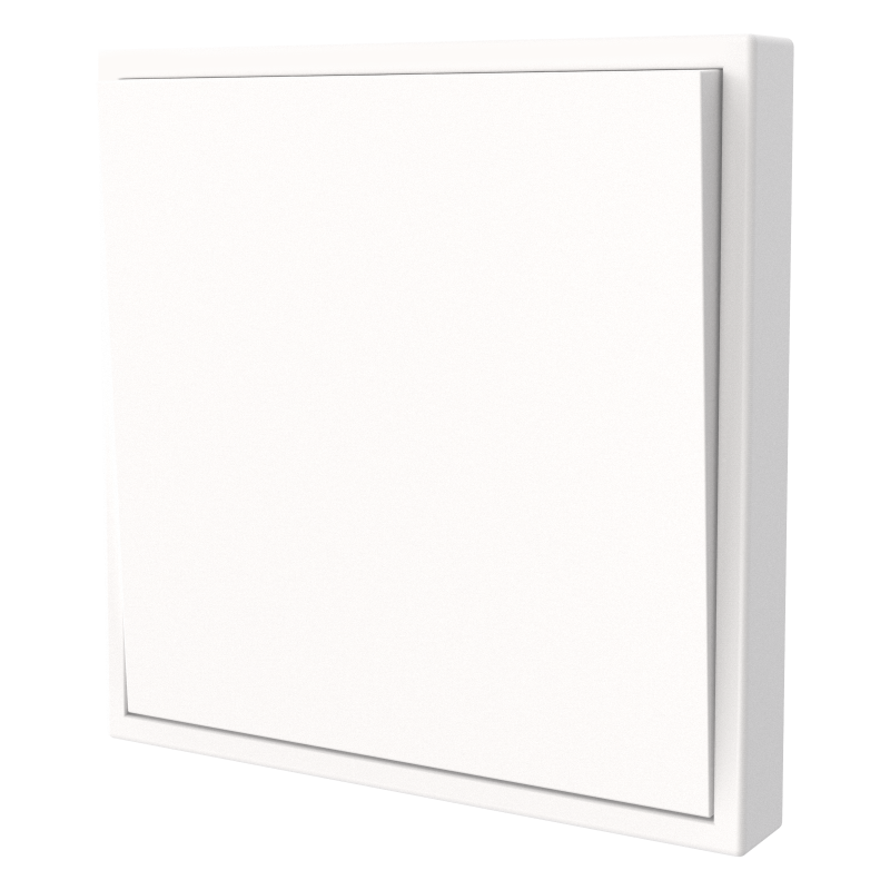 Tile Series 1 Button Rocker Switch 2.1 - Ivory White