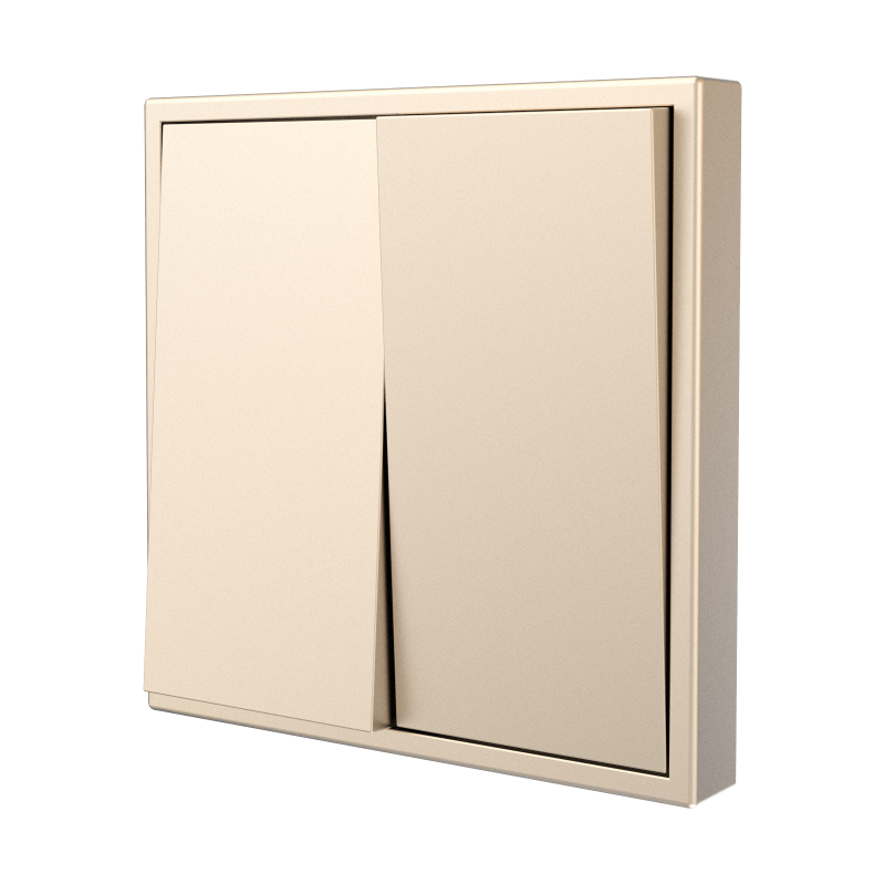 Tile Series 2 Button Rocker Switch 2.1 - Champagne Gold