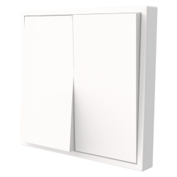 Tile Series 2 Button Rocker Switch 2.1 - Ivory White