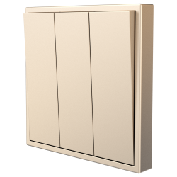 Tile Series 3 Button Rocker Switch 2.1 - Champagne Gold