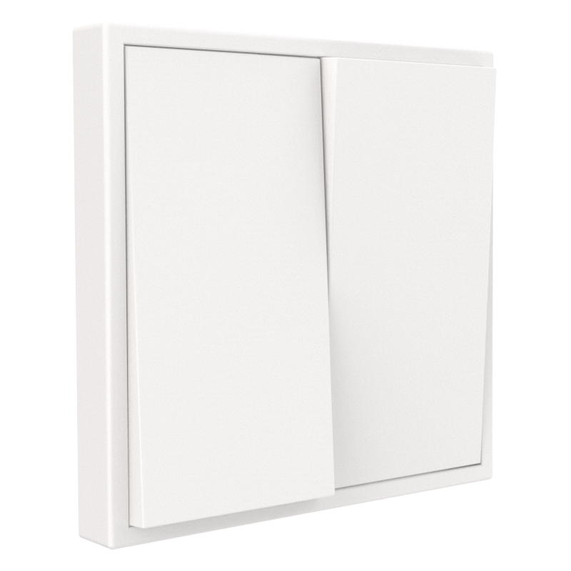 Tile Series 2 Button Momentary Switch 2.1 - Ivory White