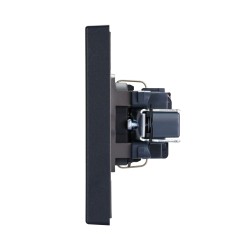 Tile Series EU Socket 2.1 - Ash Gray