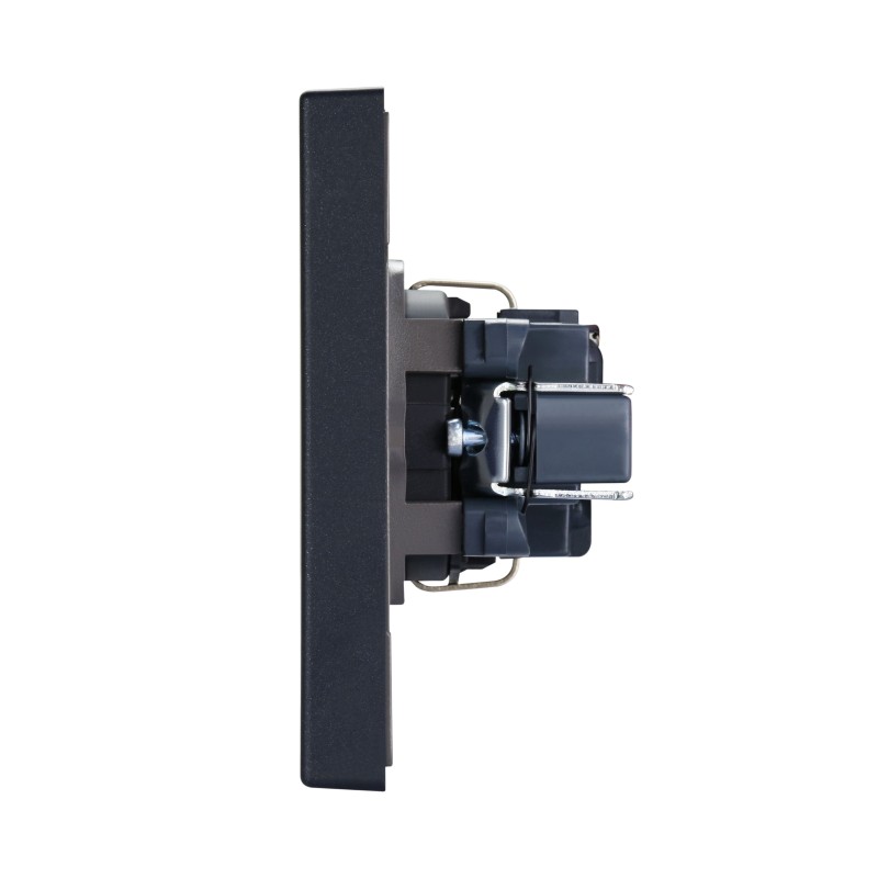 Tile Series EU Socket 2.1 - Ash Gray
