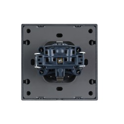 Tile Series EU Socket 2.1 - Ash Gray