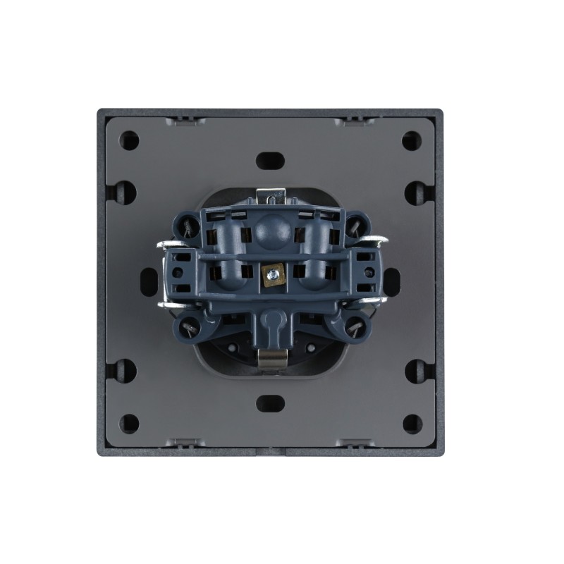 Tile Series EU Socket 2.1 - Ash Gray