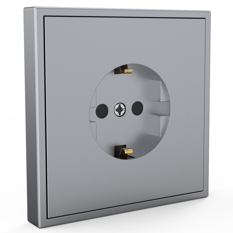 Tile Series EU Socket 2.1 - Space Gray