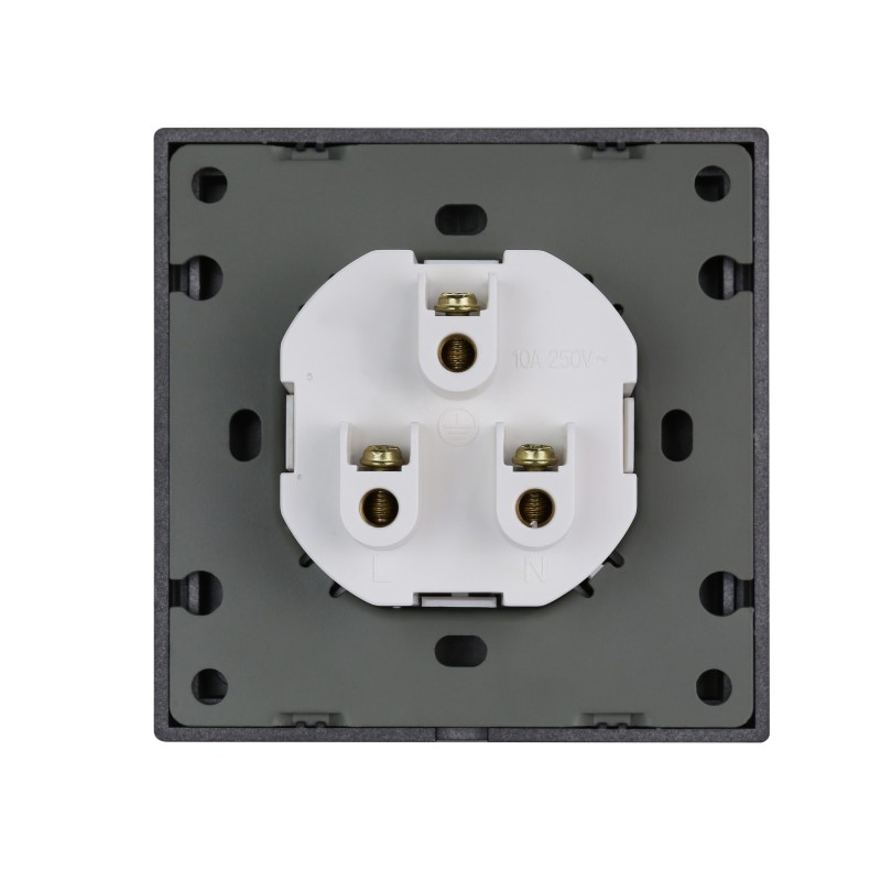 Tile Series Universal Socket 2.1 - Ash Gray