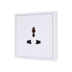 Tile Series Universal Socket 2.1 - Ivory White