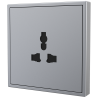 Tile Series Universal Socket 2.1 - Space Gray