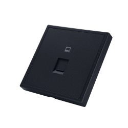 Tile Series 1 Port Ethernet Wall Outlet 2.1 - Ash Gray