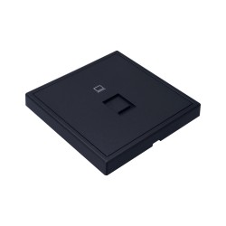 Tile Series 1 Port Ethernet Wall Outlet 2.1 - Ash Gray