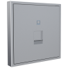 Tile Series 1 Port Ethernet Wall Outlet 2.1 - Space Gray