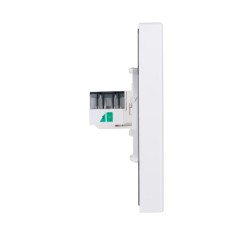 Tile Series 1 Port Telephone Wall Jack 2.1 - Ivory White