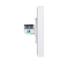 Tile Series 1 Port Telephone Wall Jack 2.1 - Ivory White