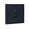 Tile Series 1 Port Telephone Wall Jack 2.1 - Ash Gray